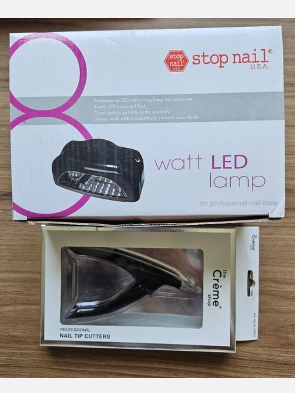 LED Nail Lamp for Gel Nails and Acrylic Nail Tip Cutters Bundle